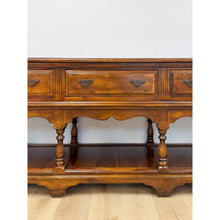 Load image into Gallery viewer, Theodore Alexander Georgian Console Buffet Three Drawer Designer Storage 78"
