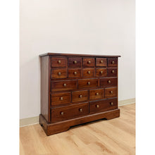 Load image into Gallery viewer, Vintage Apothecary Cabinet Handmade Nineteen Drawer Wood Storage Traditional

