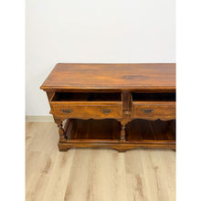 Load image into Gallery viewer, Theodore Alexander Georgian Console Buffet Three Drawer Designer Storage 78"
