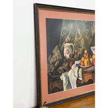 Load image into Gallery viewer, Vintage Paul Cezanne Matted Framed Large Print Still Life W/Apples and Peaches
