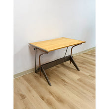 Load image into Gallery viewer, Vintage Drafting Table Mayline Pivot Tilt Blonde Wood Artist Architect MCM
