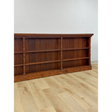Load image into Gallery viewer, 1 of 1 Handmade Burlwood MCM Double Sided Shelf Room Divider 12 ft Extra Long
