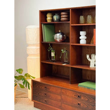 Load image into Gallery viewer, Danish Modern Rosewood Shelf Unit Bookcase Cabinet Made in Denmark
