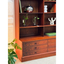 Load image into Gallery viewer, Danish Modern Rosewood Shelf Unit Bookcase Cabinet Made in Denmark
