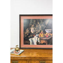 Load image into Gallery viewer, Vintage Paul Cezanne Matted Framed Large Print Still Life W/Apples and Peaches
