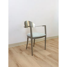 Load image into Gallery viewer, Elite Modernist Stainless Steel Dining Accent Chair Upholstered Seat
