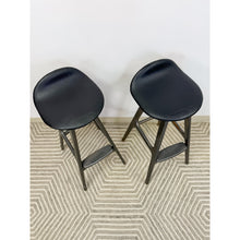 Load image into Gallery viewer, Rare Erik Buch MCM Teak Barstool Pair Danish Modern Vintage Collector Find
