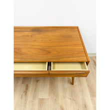 Load image into Gallery viewer, Crate and Barrel MCM Executive Desk Three Drawers Home Office Table

