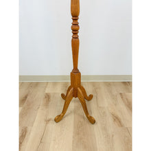 Load image into Gallery viewer, Vintage Brass Wood Coat Rack Porcelain Cream Knobs Entryway Hat Rack

