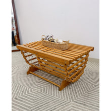 Load image into Gallery viewer, Faux Lobster Trap Coffee Table Nautical Coastal Rustic Accent Table
