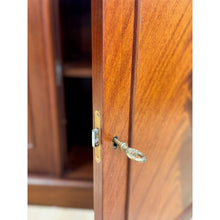 Load image into Gallery viewer, Aurora Mahogany Credenza Sideboard Locking Belgium Mid Century Transitional
