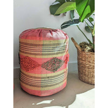 Load image into Gallery viewer, Pair Of Moroccan Woven Poufs
