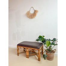 Load image into Gallery viewer, Rattan Bench with Cushion

