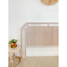 Load image into Gallery viewer, Queen Coastal Rattan Ribbed Headboard
