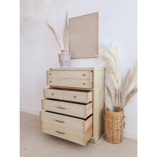 Load image into Gallery viewer, MCM Blonde Tall-boy Dresser
