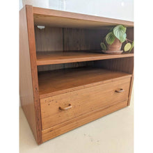 Load image into Gallery viewer, Danish Teak Rolling Cabinet
