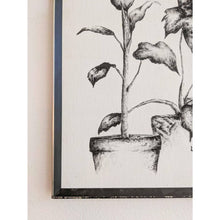 Load image into Gallery viewer, Framed Canvas Plant Painting
