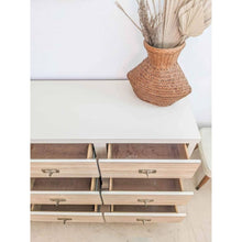 Load image into Gallery viewer, Mid Century Laminate 9 Drawer Dresser

