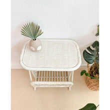 Load image into Gallery viewer, Single Rattan End Table
