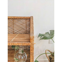 Load image into Gallery viewer, Wicker Cabinet with Shelf
