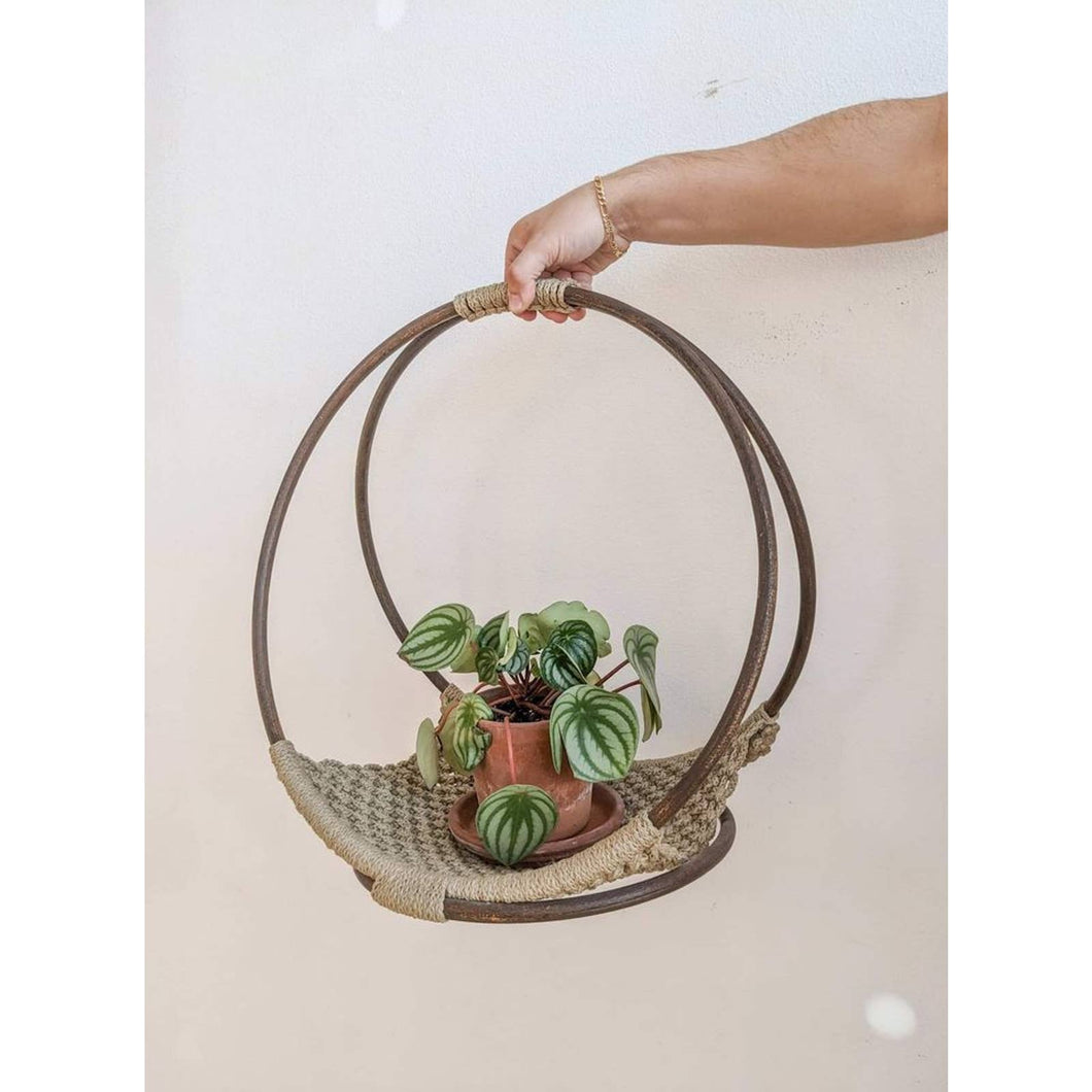 Round Hanging Vintage Plant Hanger